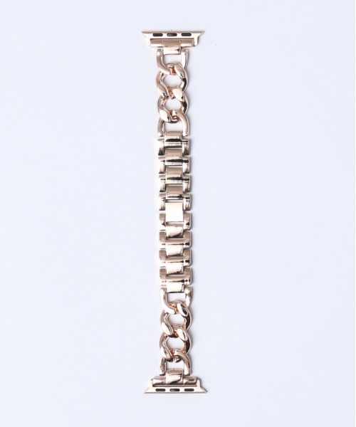 CALIFORNIA OUTFITTERS（カリフォルニア アウトフィッターズ）の「3-9B33 Apple Watch Band アップルウォッチ バンド チェーン ベルト 38mm 40mm 41mm（デジタル腕時計・レディース・ブラック/シルバー/ピンクゴールド/ゴールド・38/41）」の6枚目の写真
