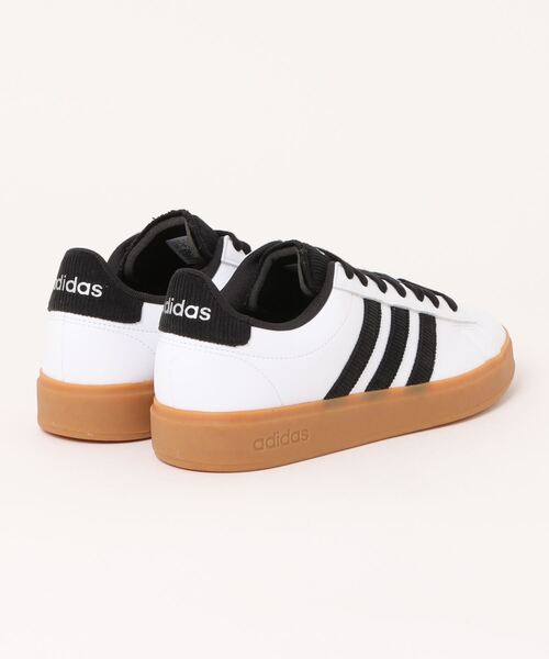 adidas(アディダス)の「【adidas】 GRANDCOURT 2.0 M(スニーカー・メンズ・ホワイト×ブラック・25.5cm/26.0cm/26.5cm/27.0cm/27.5cm/28.0cm/29.0cm)」の2枚目の写真