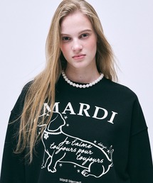 SWEATSHIRT SWING THE TAIL DDANJI FLOWER CHOKER / スウェットシャツ スウィング ザ テイル ダンジ フラワー チョーカー