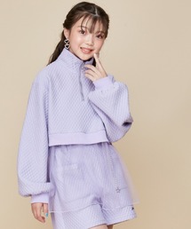 JENNI love | 【セットアップ対応】チュール切替えキルティングトップス(スウェット)