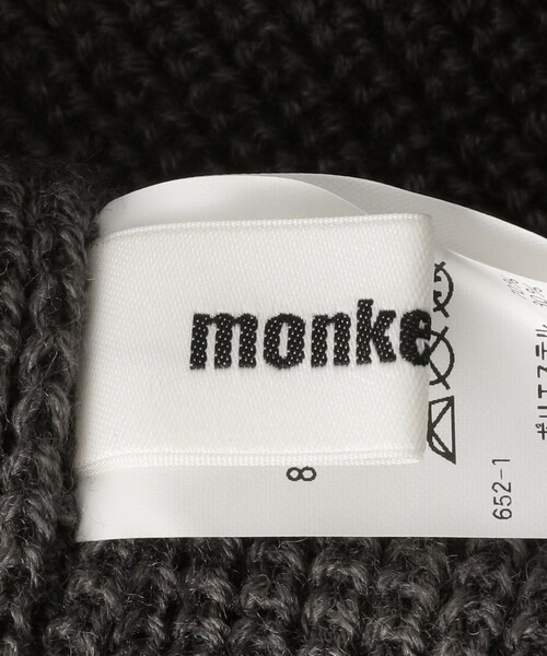 MONKEY TIME（モンキータイム）の「アゼ ルーズ ビーニー（ニットキャップ/ビーニー・メンズ・ブラック/ダークグレー・FREE）」の9枚目の写真