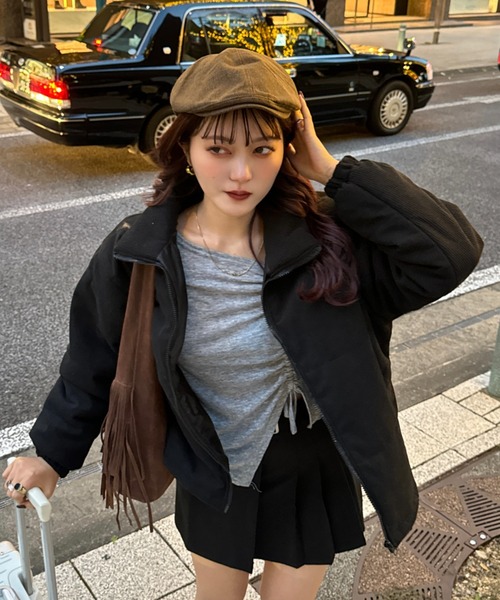 セール】コーデュロイ ダウンジャケット（ダウンジャケット