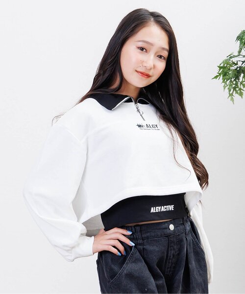 セール】【ACTIVE・2Pセット】ハーフジップトレーナー&タンクセット