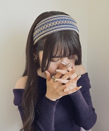 【新品】カチューシャ(ネイビー) カチューシャ（ブルー・ネイビー/青色系）ファッション通販