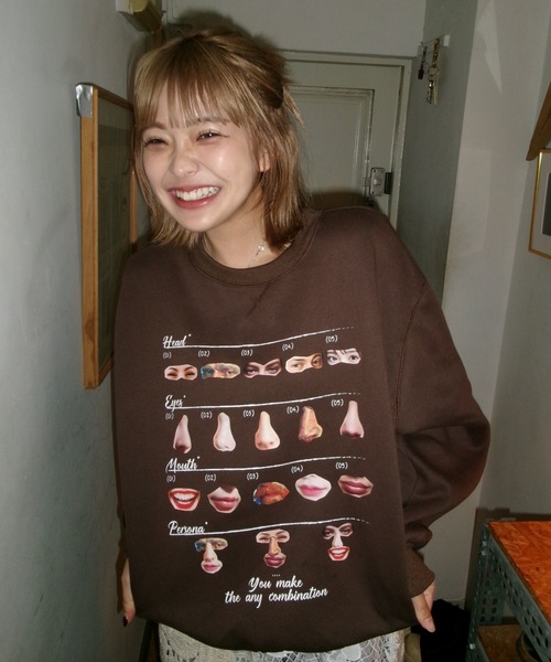 Assortment graphic sweat（スウェット）｜shesame（シーセム）