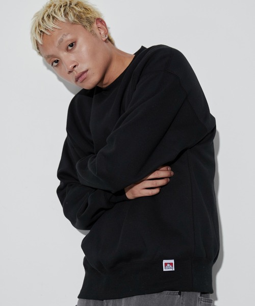 BEN DAVIS（ベンデイビス）の「∴WEGO/別注BENDAVISワンポイントプルオーバー（スウェット・メンズ・ブラック/オフホワイト/アッシュグレー・MEDIUM/LARGE）」の13枚目の写真