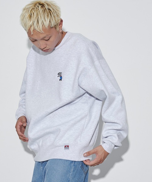 BEN DAVIS（ベンデイビス）の「∴WEGO/別注BENDAVISワンポイントプルオーバー（スウェット・メンズ・ブラック/オフホワイト/アッシュグレー・MEDIUM/LARGE）」の17枚目の写真