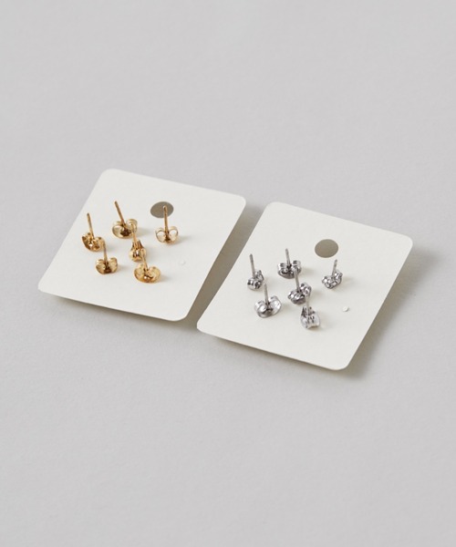 ciite' surgical stainless(シーテサージカルステンレス)の「【 金属アレルギー対応 】 3set pierce / ピアス3セット サージカルステンレス (両耳用)(ピアス(両耳用)・レディース・シルバー/ゴールド・FREE)」の14枚目の写真