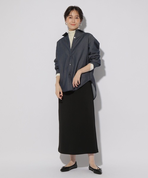 Elura(エルーラ)の「デニムシャツ/151673(シャツ/ブラウス・レディース・ネイビー・LARGE/MEDIUM)」の11枚目の写真