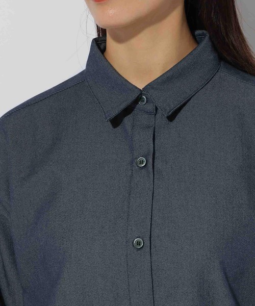 Elura(エルーラ)の「デニムシャツ/151673(シャツ/ブラウス・レディース・ネイビー・LARGE/MEDIUM)」の10枚目の写真