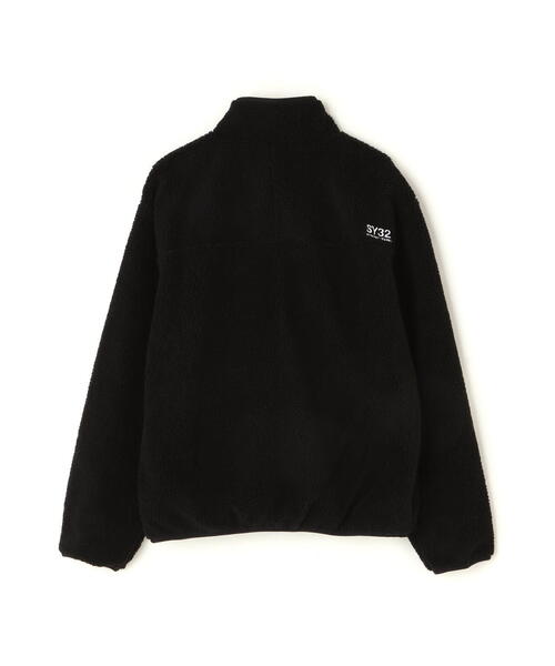 SY32 by SWEET YEARS(エスワイサーティトゥバイスィートイヤーズ)の「SY32 by SWEET YEARS /エスワイサーティトゥ バイ スィートイヤーズ/REVERSIBLE SHEEP BOA JK(ブルゾン・メンズ・ブラック/その他24・L/M/XL)」の10枚目の写真