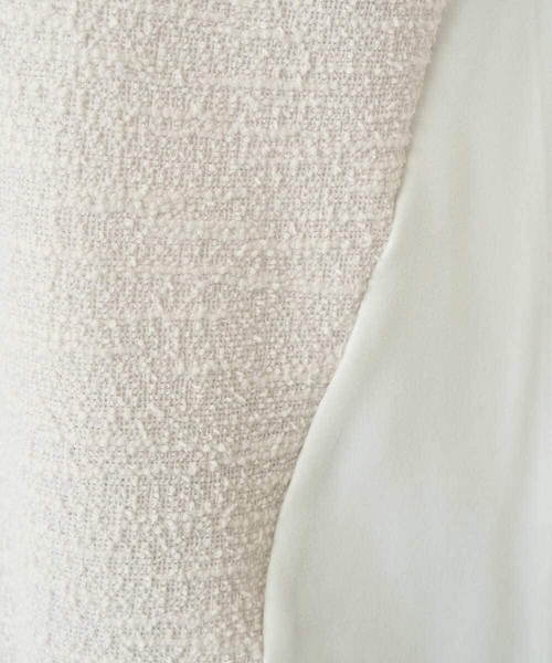 a.v.v（アーヴェヴェ）の「ラメブークレドッキングトップス（Tシャツ/カットソー・レディース・ブラック/アイボリー・36/42/40/38/34）」の18枚目の写真