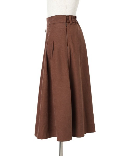 F i.n.t（フィント）の「【セットアップ対応】フロント釦タックフレアースカート/fint（スカート・レディース・ブラウン/グレー・FREE）」の14枚目の写真