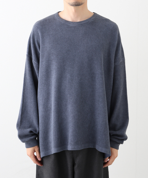 JOURNAL STANDARD J.S HOMESTEAD(ジャーナルスタンダードホームステッド)の「J.S.Homestead / ブリスターコード ロングスリーブ(Tシャツ/カットソー・メンズ・チャコールグレー/ネイビー/ブラック系その他・MEDIUM/LARGE)」の6枚目の写真