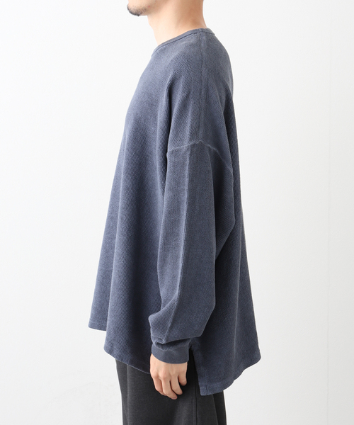 JOURNAL STANDARD J.S HOMESTEAD(ジャーナルスタンダードホームステッド)の「J.S.Homestead / ブリスターコード ロングスリーブ(Tシャツ/カットソー・メンズ・チャコールグレー/ネイビー/ブラック系その他・MEDIUM/LARGE)」の5枚目の写真