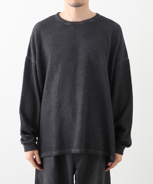 JOURNAL STANDARD J.S HOMESTEAD(ジャーナルスタンダードホームステッド)の「J.S.Homestead / ブリスターコード ロングスリーブ(Tシャツ/カットソー・メンズ・チャコールグレー/ネイビー/ブラック系その他・MEDIUM/LARGE)」の15枚目の写真