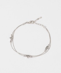 FOREVER 21 | 2連ハートブレスレット(ブレスレット)