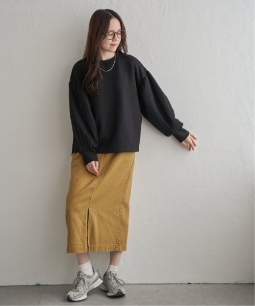 LBC（エルビーシー）の「ポンチ袖チュールレイヤープルオーバー（Tシャツ/カットソー・レディース・ホワイト/ターコイズブルー/ブラック・M）」の16枚目の写真