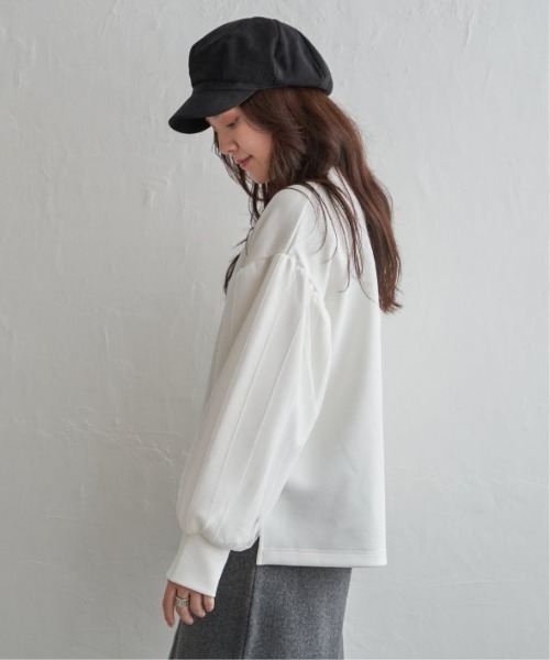 LBC（エルビーシー）の「ポンチ袖チュールレイヤープルオーバー（Tシャツ/カットソー・レディース・ホワイト/ターコイズブルー/ブラック・M）」の10枚目の写真