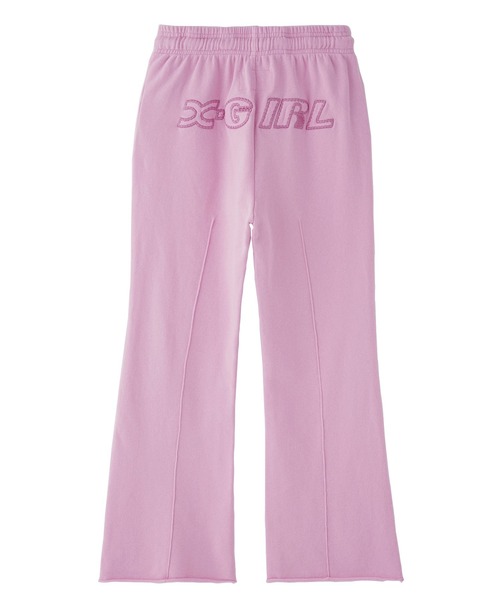 Russell Athletic（ラッセルアスレティック）の「X-girl x Russell FLARE SWEAT PANTS（スウェットパンツ・レディース・ピンク/ブラウン/チャコール・S/M）」の8枚目の写真