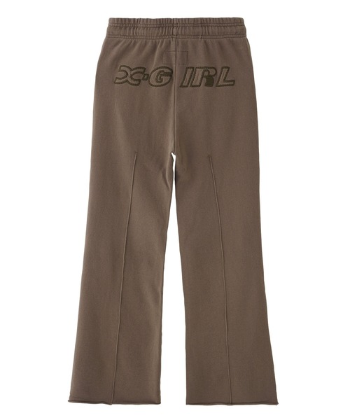 Russell Athletic（ラッセルアスレティック）の「X-girl x Russell FLARE SWEAT PANTS（スウェットパンツ・レディース・ピンク/ブラウン/チャコール・S/M）」の10枚目の写真
