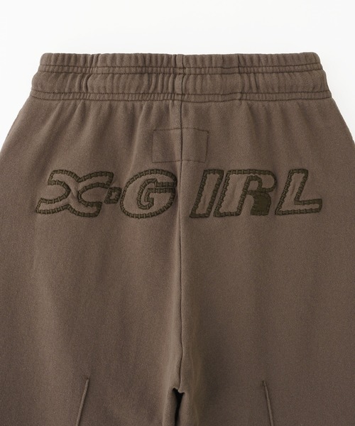 Russell Athletic（ラッセルアスレティック）の「X-girl x Russell FLARE SWEAT PANTS（スウェットパンツ・レディース・ピンク/ブラウン/チャコール・S/M）」の12枚目の写真
