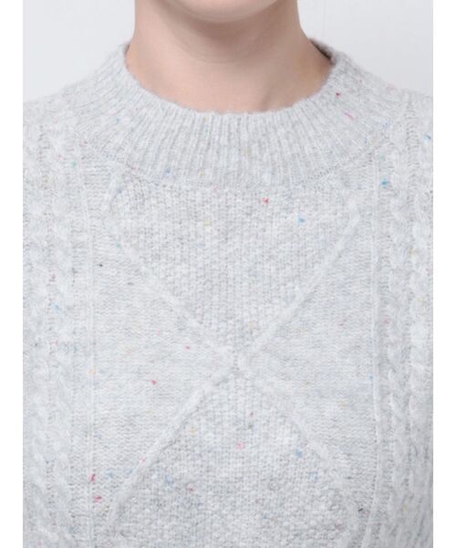 dazzlin(ダズリン)の「【ZOZOTOWN限定】ケーブル袖リボンニットワンピース(ワンピース・レディース・グレー/ブラック/ブラウン/ピンク・FREE)」の17枚目の写真