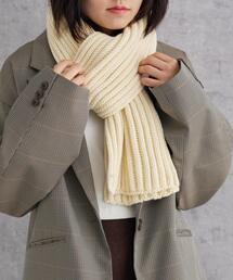 WEGO | WEGO/【24年秋冬新作】リブマフラー(マフラー)