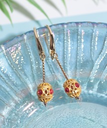 モロッコスタイルチェーンピアス