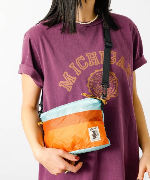 COBMASTER（コブマスター）の「【COBMASTER】ナイロンショルダーバッグ / バイカラー / 軽量 / Bi Color Cupid Shoulder BAG【WEB限定】（ショルダーバッグ・レディース・グレー/サックスブルー/グリーン/ブルー・フリー）」の3枚目の写真