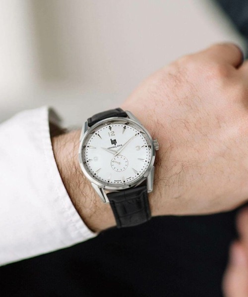 LIP/リップ」ヒマラヤ 40mm シルバー クロコダイル ブラック