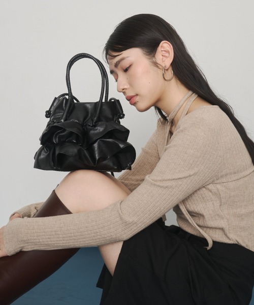 2way frill shoulder bag/2wayフリルショルダーバッグ（ショルダー