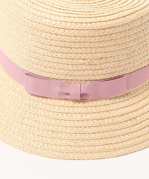BEAMS mini（ビームスミニ）の「リボン ブレード ハット2025SS（52～54cm）（ハット・キッズ・ナチュラル/ブルー・ONE SIZE）」の14枚目の写真