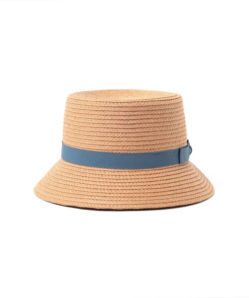 BEAMS mini（ビームスミニ）の「リボン ブレード ハット2025SS（52～54cm）（ハット・キッズ・ナチュラル/ブルー・ONE SIZE）」の7枚目の写真