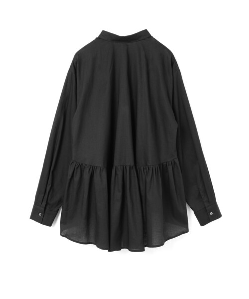 mizuiroind(ミズイロインド)の「mizuiro ind ウエストギャザーシャツ(シャツ/ブラウス・レディース・その他/ブラック/オフホワイト・FREE)」の17枚目の写真