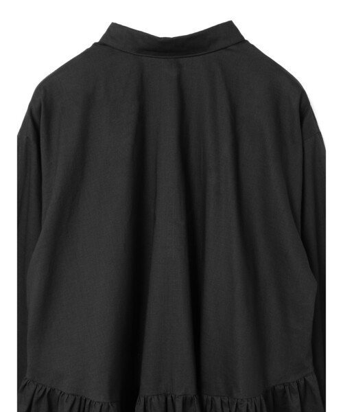 mizuiroind(ミズイロインド)の「mizuiro ind ウエストギャザーシャツ(シャツ/ブラウス・レディース・その他/ブラック/オフホワイト・FREE)」の18枚目の写真