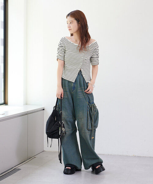 セール】【新色追加/3サイズ展開/WEB限定サイズ】カーゴデニム