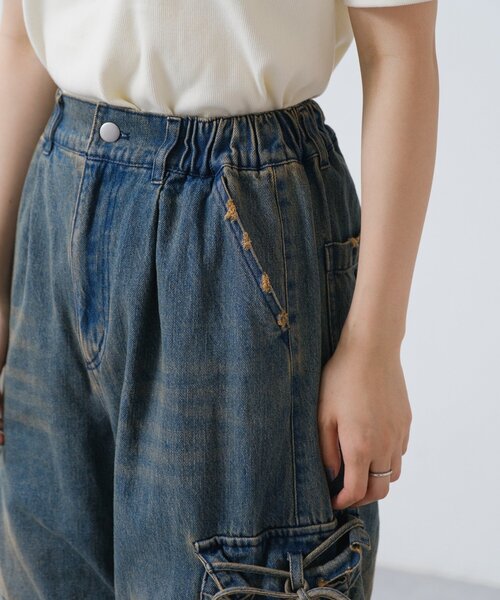 セール】【新色追加/3サイズ展開/WEB限定サイズ】カーゴデニム