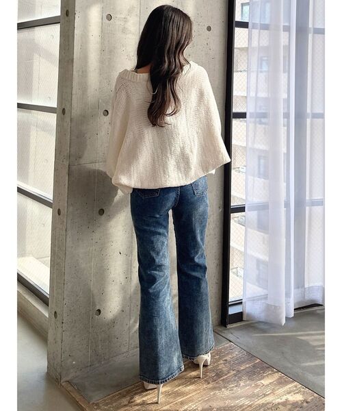 GYDA（ジェイダ）の「バルーンスリーブケーブルニットボレロ（カーディガン/ボレロ・レディース・ミント/チャコールグレー/オフホワイト/ピンク・FREE）」の22枚目の写真