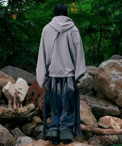 トップス surgery pants sleeves remake hood jacket SURGERY（サージェリー）の「韓国ファッション SURGERY サージェリー