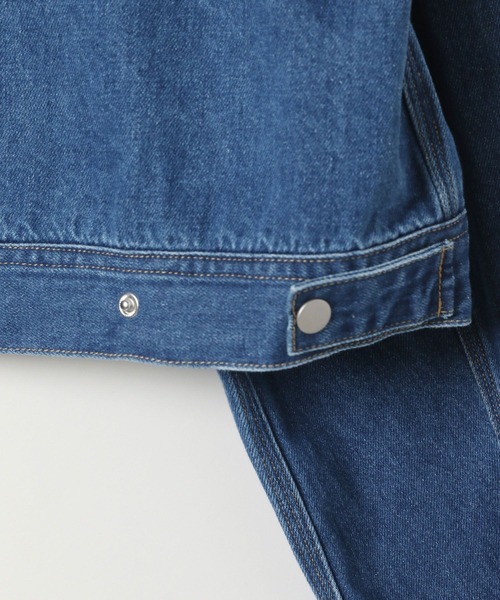 セール】ZIPショートデニムジャケット 286815（デニムジャケット