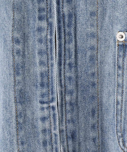 セール】ZIPショートデニムジャケット 286815（デニムジャケット