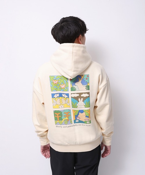 Common Noun(コモン ナウン)の「〈復刻〉"NATURE" hakowasa 裏起毛パーカー(パーカー・レディース・オフホワイト・M/L)」の6枚目の写真