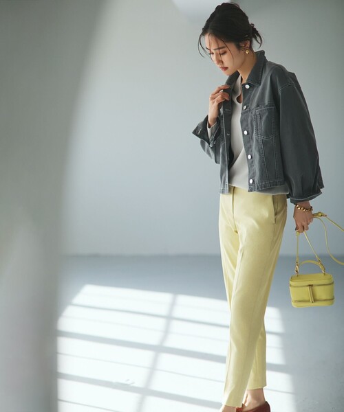 ICB(アイシービー)の「シェルタリングドライオックス スティックパンツ(その他パンツ・レディース・ダルブルー系/イエロー系/アイボリー系/ブラック系・0/2/6/4/00)」の5枚目の写真