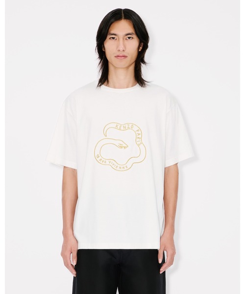 ◆送料・関税込◆KENZO エンブロイダリーオーバーサイズ Tシャツ セール】'Year of the snake' エンブロイダリー オーバーサイズ