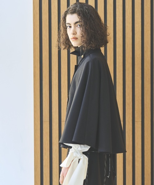 セール】ショートケープコート（その他アウター）｜AND COUTURE