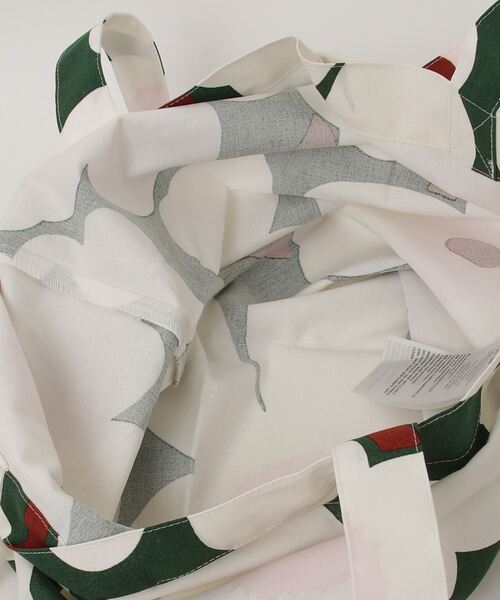 marimekko（マリメッコ）の「Unikko / tote bag 44x43cm（トートバッグ・レディース・グリーン・FREE）」の9枚目の写真