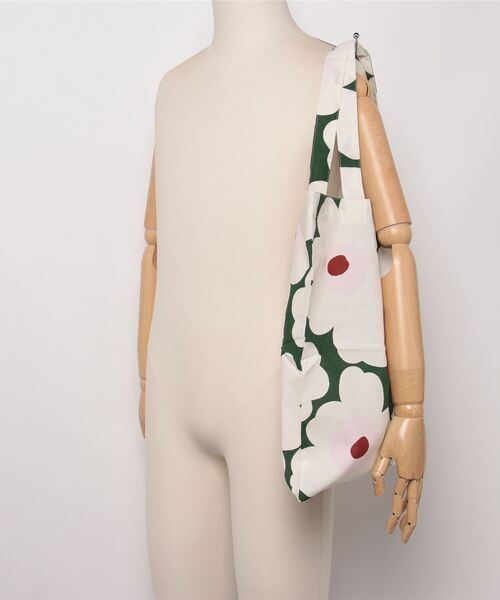 marimekko（マリメッコ）の「Unikko / tote bag 44x43cm（トートバッグ・レディース・グリーン・FREE）」の10枚目の写真