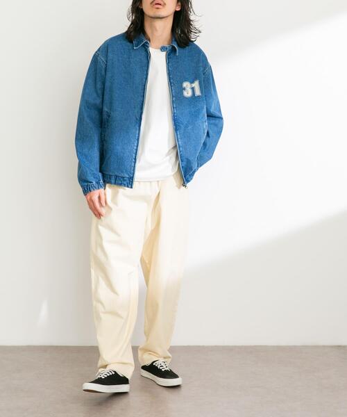 URBAN RESEARCH Sonny Label（アーバンリサーチサニーレーベル）の「ナンバリング刺繍デニムジャケット（デニムジャケット・メンズ・インディゴブルー/ブラック・LARGE/MEDIUM）」の15枚目の写真