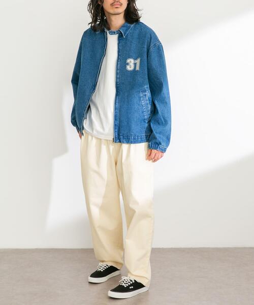 URBAN RESEARCH Sonny Label（アーバンリサーチサニーレーベル）の「ナンバリング刺繍デニムジャケット（デニムジャケット・メンズ・インディゴブルー/ブラック・LARGE/MEDIUM）」の16枚目の写真